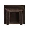 Knox - Modern Farmhouse Arm Chair - Deep Brown
