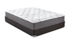 10" Queen Quilted Hybrid Mattress, Medium Firm - Black / White