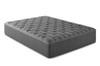13" Twin Long Quilted Hybrid Mattress, Firm - Gray