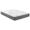 10" King Quilted Hybrid Mattress, Medium Firm - Black / White