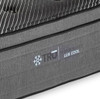 Pure Ice - 15" Twin Long Eurotop Ultra Plush Mattress - Black