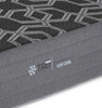 12" Twin Long Smooth Top Hybrid Medium Plush Mattress - Black