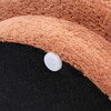 Fuji - Mushroom Footstool Ottoman - Spice Orange