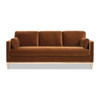 Knox - Modern Farmhouse Sofa - Burnt Orange