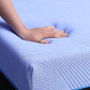 Refresh - 12" California King Size Hybrid Cooling Fast Responding Latex Foam And Coil Mattress - Blue