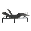 Queen Size Flex Head Quick Assembly Adjustable Bed Frame With Voice Activated Controls - Black