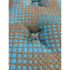 Comfort Care - 9" Full Size, 2 Sided Foam Core Mattress, Medium Comfort - Gray / Blue