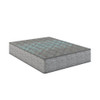 Comfort Care - 9" King Size, 2 Sided Foam Core Mattress, Medium Comfort - Gray / Blue