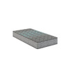 Comfort Care - 9" Twin Extra Long, 2 Sided Foam Core Mattress, Medium Comfort - Gray / Blue