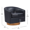 Maisy - Barrel Swivel Chair