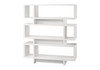 Etagere Bookcase 4 Tier For Office - White