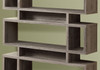 Etagere Bookcase 4 Tier For Office - Taupe