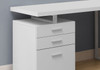 Computer Desk Left Right Set-Up Storage Drawers For Home Office - White