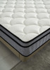 12" Queen Hybrid Mattress A Box, Pillow Top Bed Cushion With Gel Infused Memory Foam, Breathable And Hypoallergenic, Medium Firm For Lumbar Support - White / Gray