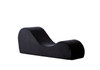 Solace - Chaise Lounge Chair Relaxation, Ergonomic Design With Soft Yet Firm High Density Foam Core, Removable Machinewashable Cover - Black