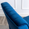Reese - Mid-Century Modern Accent Chairs With Minimalist Design, Elegant Upholstery And Legs (Set of 2) - Dark Blue