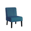 Reese - Mid-Century Modern Accent Chairs With Minimalist Design, Elegant Upholstery And Legs (Set of 2) - Blue