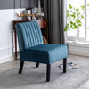 Reese - Mid-Century Modern Accent Chairs With Minimalist Design, Elegant Upholstery And Legs (Set of 2) - Blue