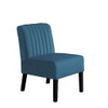 Reese - Mid-Century Modern Accent Chairs With Minimalist Design, Elegant Upholstery And Legs (Set of 2) - Blue