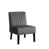 Reese - Mid-Century Modern Accent Chairs With Minimalist Design, Elegant Upholstery And Legs (Set of 2) - Gray
