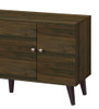 Amidon - TV Stand For TV's Up To 47.3", With 2 Storage Shelves & 1 Cabinet, Modern Entertainment Centre For TV In Living Room - Walnut