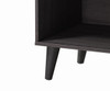 Amidon - TV Stand For Tvs Up To 47.3", With 2 Storage Shelves & 1 Cabinet, Modern Entertainment Centre For TV In Living Room - Dark Gray / White