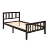 Twin Platform Bed With Headboard And Footboard - Espresso