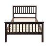 Twin Platform Bed With Headboard And Footboard - Espresso