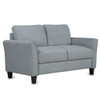 Living Room Furniture Loveseat Sofa Double Seat Sofa Loveseat Chair - Gray
