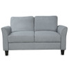 Living Room Furniture Loveseat Sofa And 3 Seat Sofa - Gray