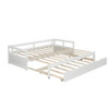 Extending Daybed With Trundle, Daybed With Trundle - White