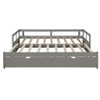 Extending Daybed With Trundle, Daybed With Trundle - Gray