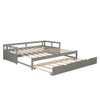 Extending Daybed With Trundle, Daybed With Trundle - Gray