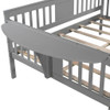 Full Size Comfort Daybed, Slat Support - Gray
