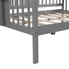 Full Size Comfort Daybed, Slat Support - Gray