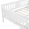 Full Size Daybed With 2 Drawers, Slat Support - White