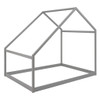 Full Size Playhouse Style Bed - Gray
