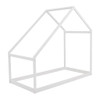 Twin Size Playhouse Style Bed - White