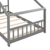 Twin Size Playhouse Design Bed - Gray