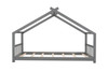Twin Size Playhouse Design Bed - Gray