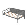 Twin Size Daybed, Slat Support - Gray