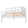 Full Size Daybed, Slat Support - White