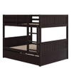 Full Over Full Bunk Bed With Twin Size Trundle - Espresso