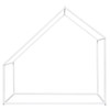 Twin Size Playhouse Design Bed - White