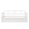 Twin Size DayBed With Twin Size Trundle - White