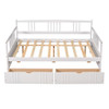 Full Size DayBed With 2 Drawers - White