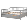 Full Size DayBed With Twin Size Trundle - Gray