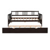 Twin Size DayBed With Twin Size Trundle - Espresso