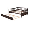 Full Size DayBed With Twin Size Trundle - Espresso
