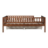 Twin Size Daybed Bed With Two Drawers - Walnut